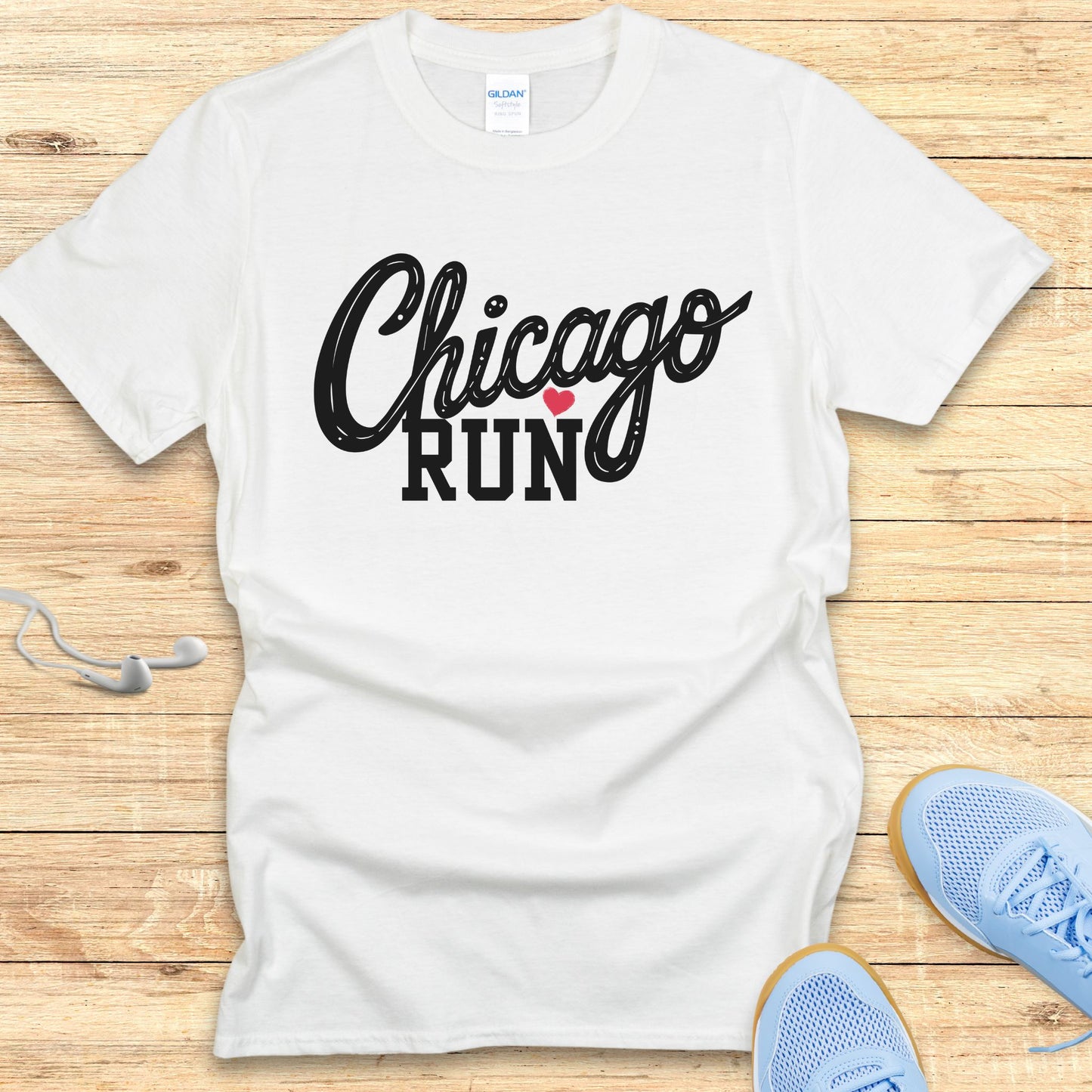 Empowering Running T-Shirt for Women Shirt Chicago Race Day Run