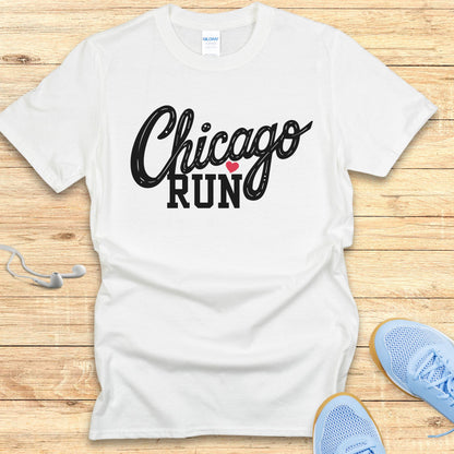 Empowering Running T-Shirt for Women Shirt Chicago Race Day Run