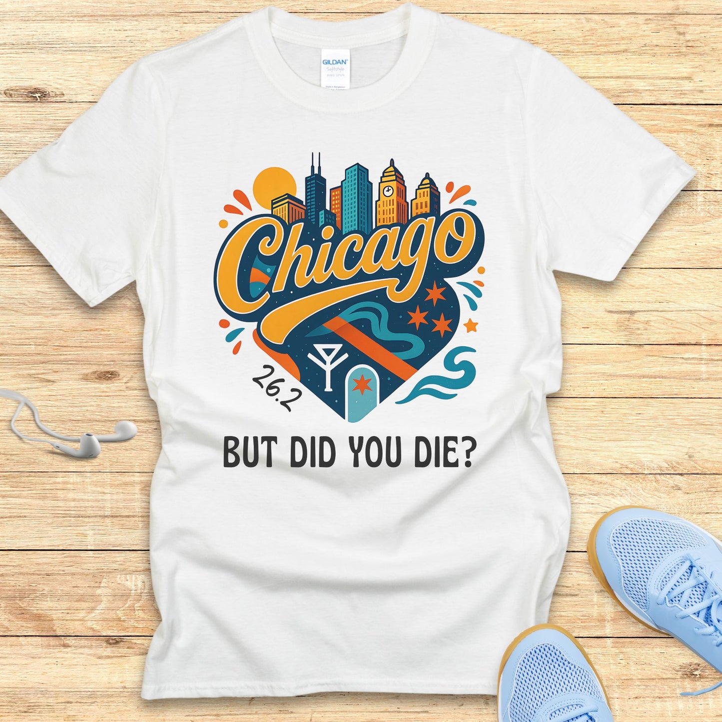 Empowering Running T-Shirt for Women Shirt Chicago Did You Die