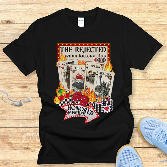 Funny Running T-Shirt for Women Shirt Marathon Rejected Club