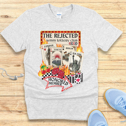 Funny Running T-Shirt for Women Shirt Marathon Rejected Club