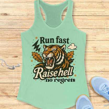 Run Fast Raise Hell Tank Top
