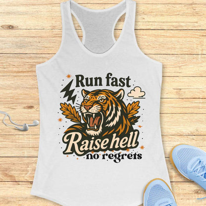 Run Fast Raise Hell Tank Top