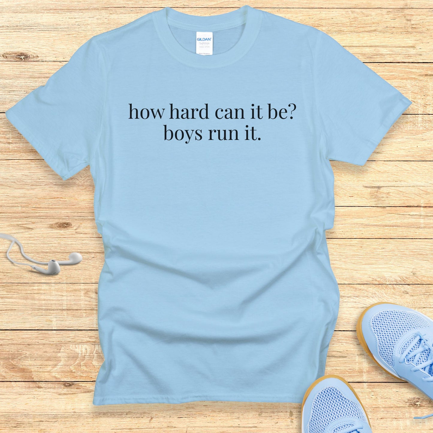 Funny Running Shirt for Women T-Shirt Boys Run It