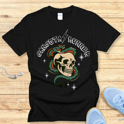 Running Shirt for Women Empowering Tshirt Gangsta Runner