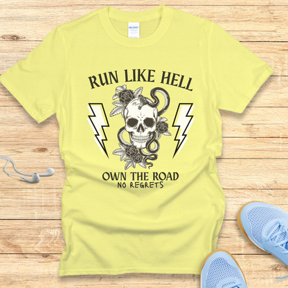 Running Shirt for Women Empowering TShirt Own The Road