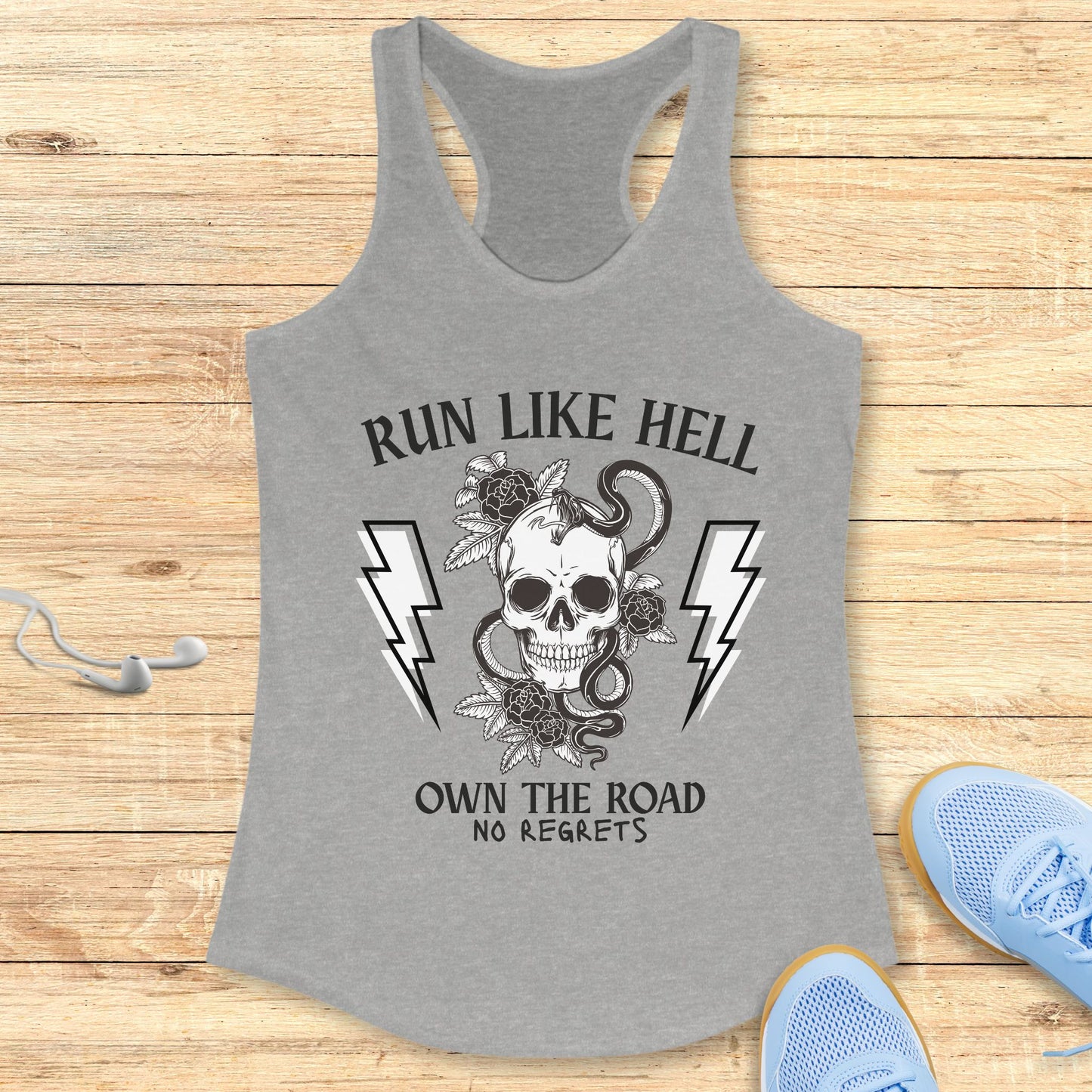 Empowering Running Racerback Tank Top for Women Own The Road