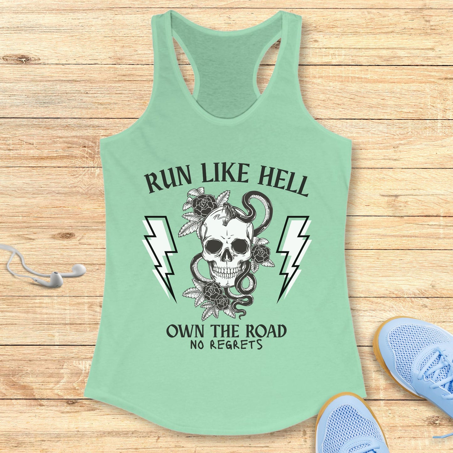 Empowering Running Racerback Tank Top for Women Own The Road