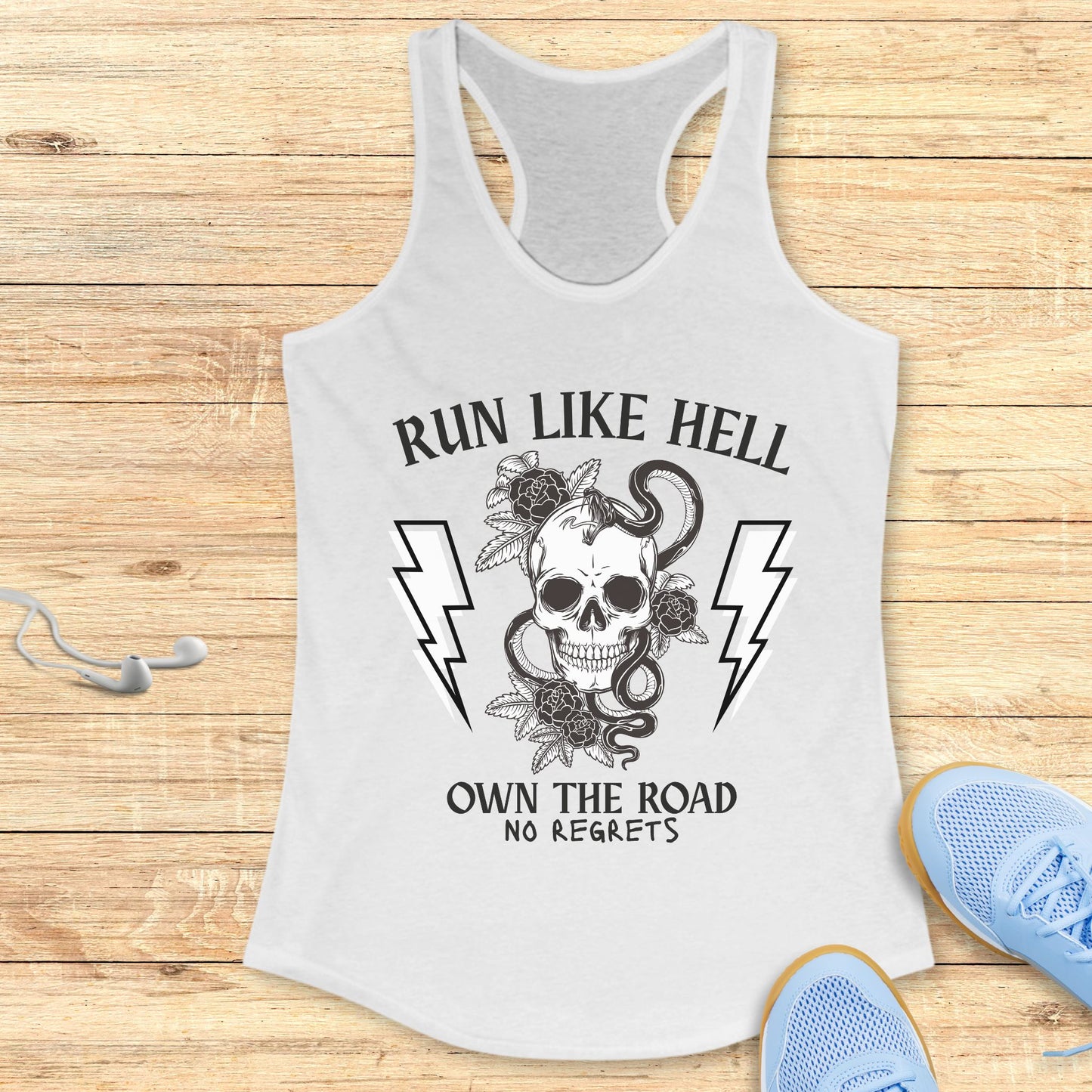 Empowering Running Racerback Tank Top for Women Own The Road