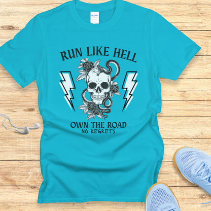 Running Shirt for Women Empowering TShirt Own The Road