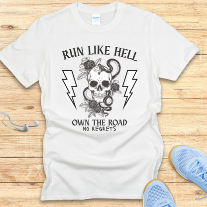 Running Shirt for Women Empowering TShirt Own The Road