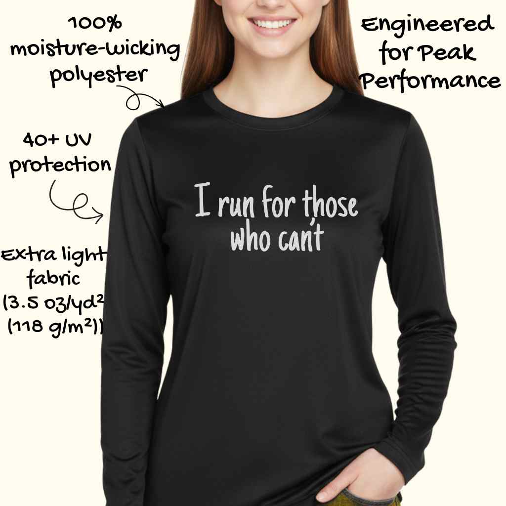 Those Who Can't Moisture-Wicking & Lightweight Performance Running Shirt