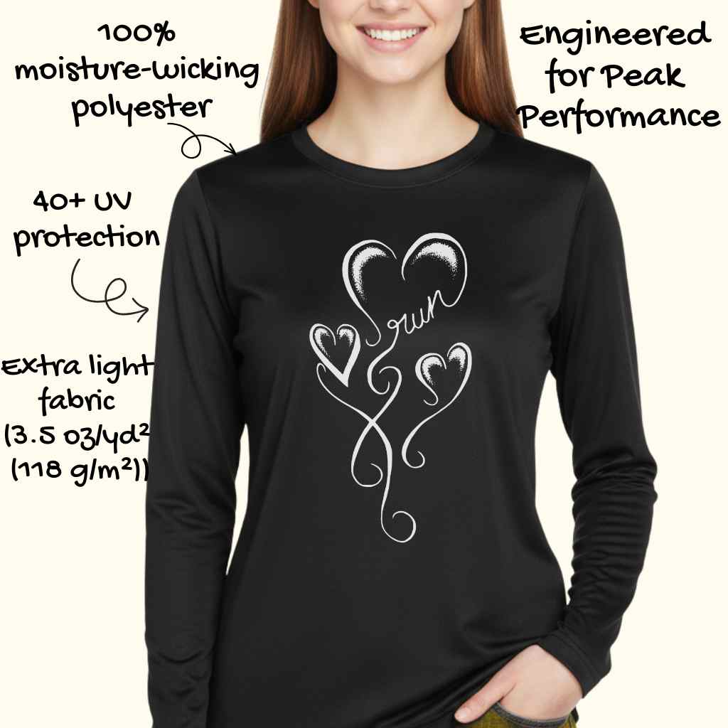 Swirl Run Moisture-Wicking & Lightweight Performance Running Shirt