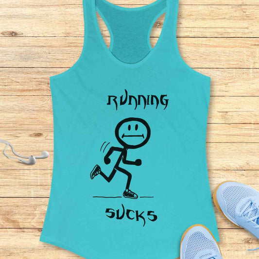 Running Sucks Tank Top