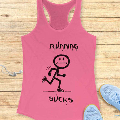 Running Sucks Tank Top