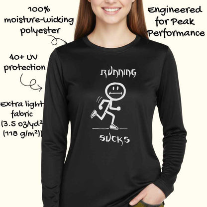 Running Sucks Moisture-Wicking & Lightweight Performance Running Shirt