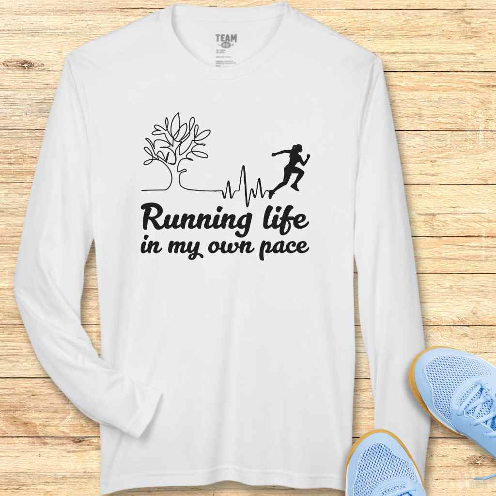 Running Life Moisture-Wicking & Lightweight Performance Running Shirt