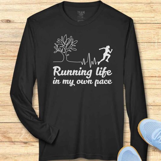 Running Life Moisture-Wicking & Lightweight Performance Running Shirt