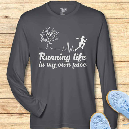 Running Life Moisture-Wicking & Lightweight Performance Running Shirt