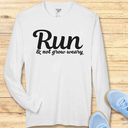 Not Grow Weary Moisture-Wicking & Lightweight Performance Running Shirt