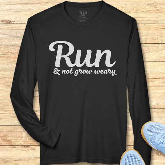 Not Grow Weary Moisture-Wicking & Lightweight Performance Running Shirt