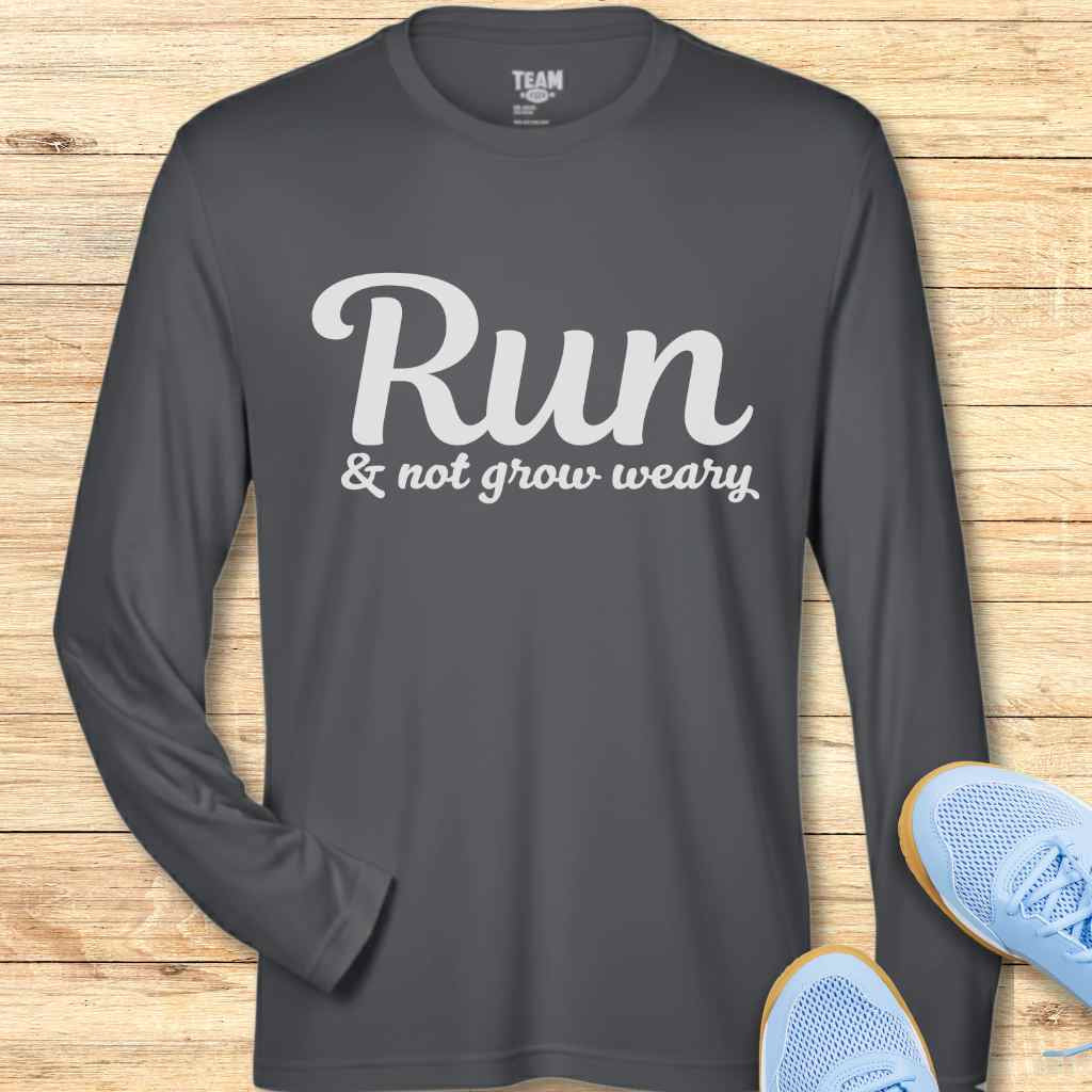 Not Grow Weary Moisture-Wicking & Lightweight Performance Running Shirt