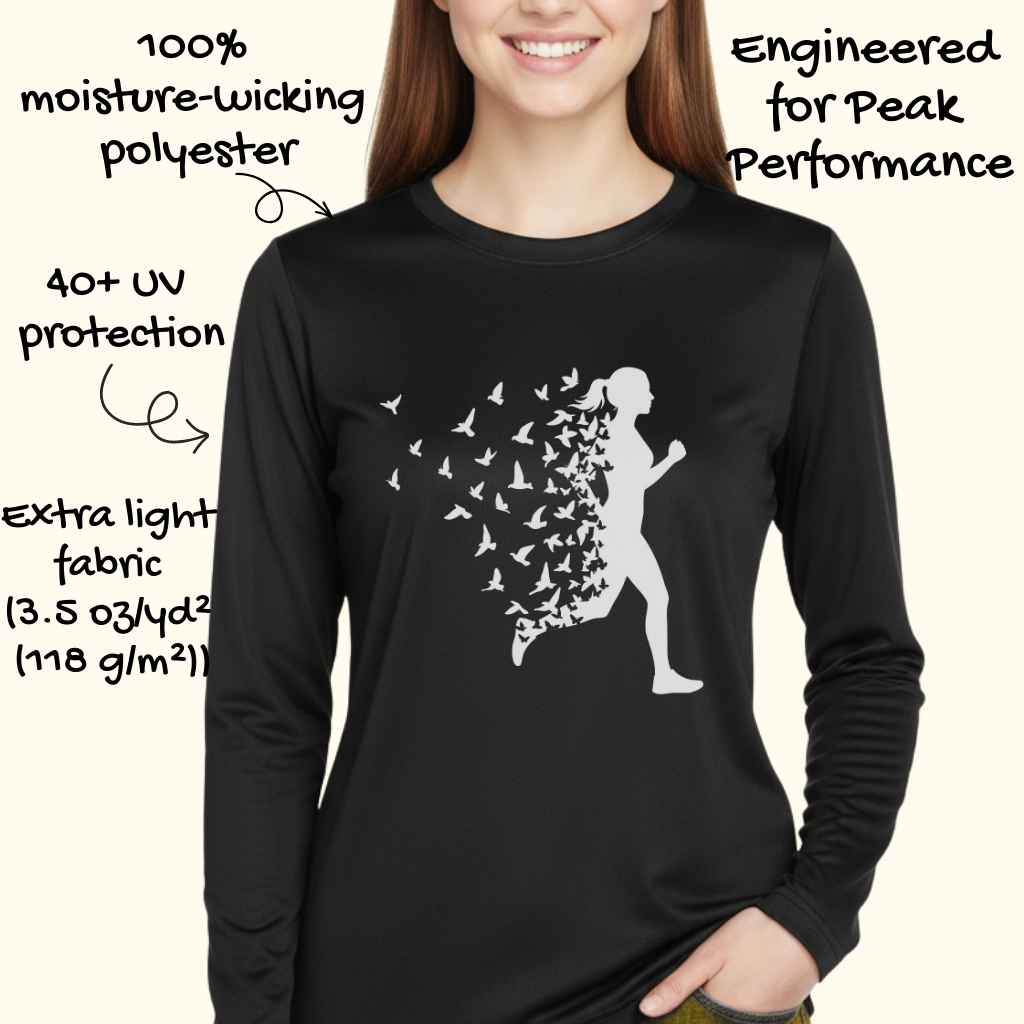 Run Free Moisture-Wicking & Lightweight Performance Running Shirt