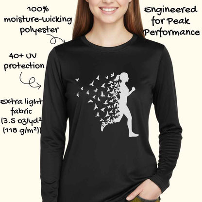 Run Free Moisture-Wicking & Lightweight Performance Running Shirt