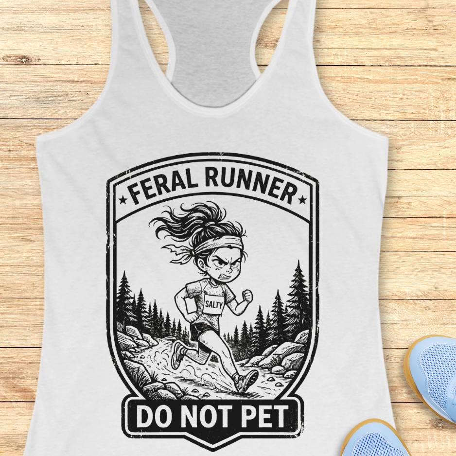 Feral Runner Badge Tank Top