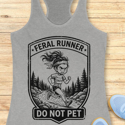 Feral Runner Badge Tank Top