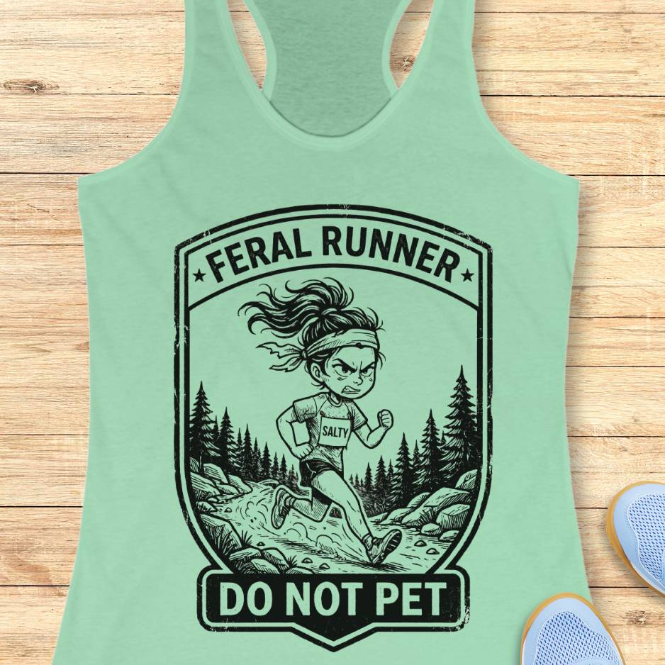 Feral Runner Badge Tank Top