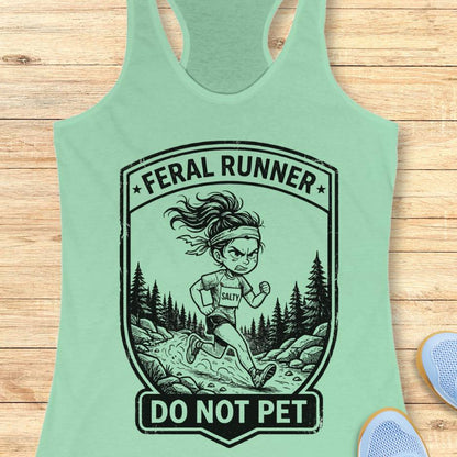 Feral Runner Badge Tank Top