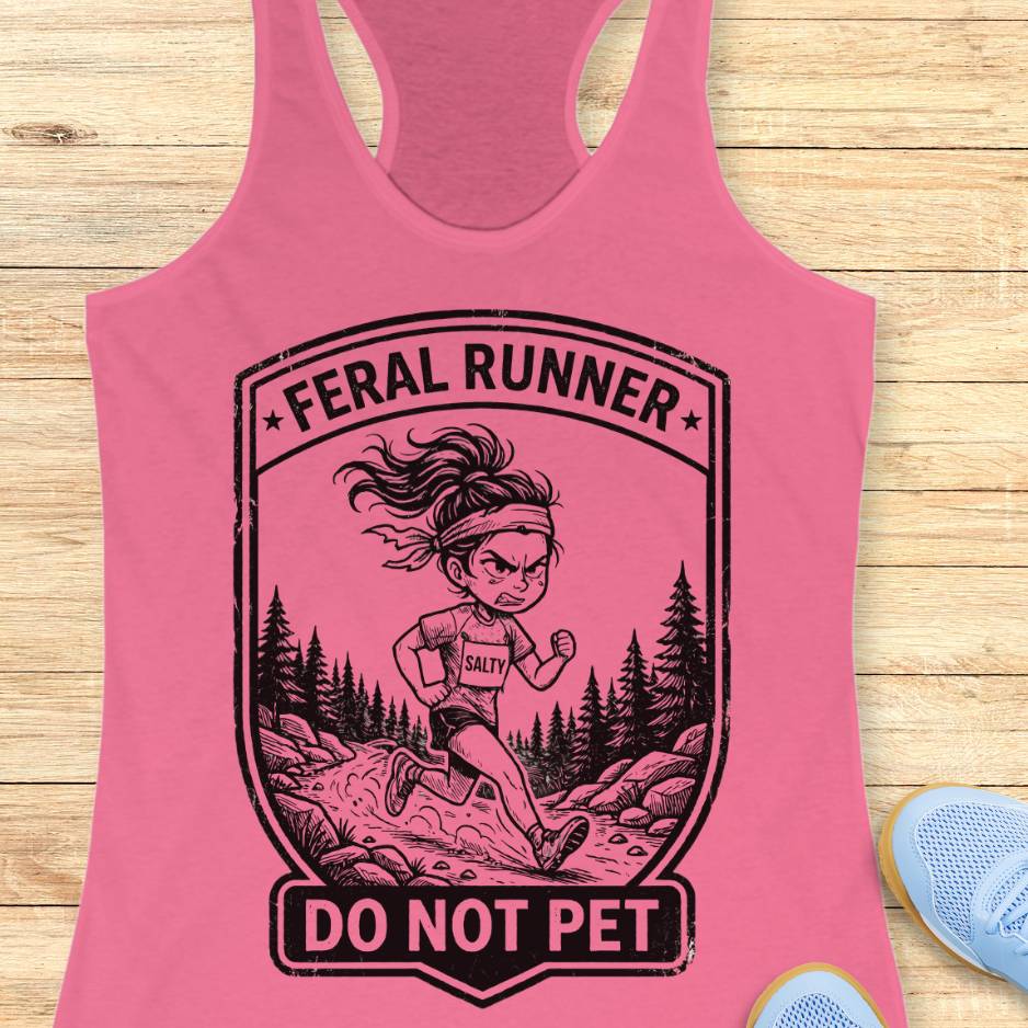 Feral Runner Badge Tank Top