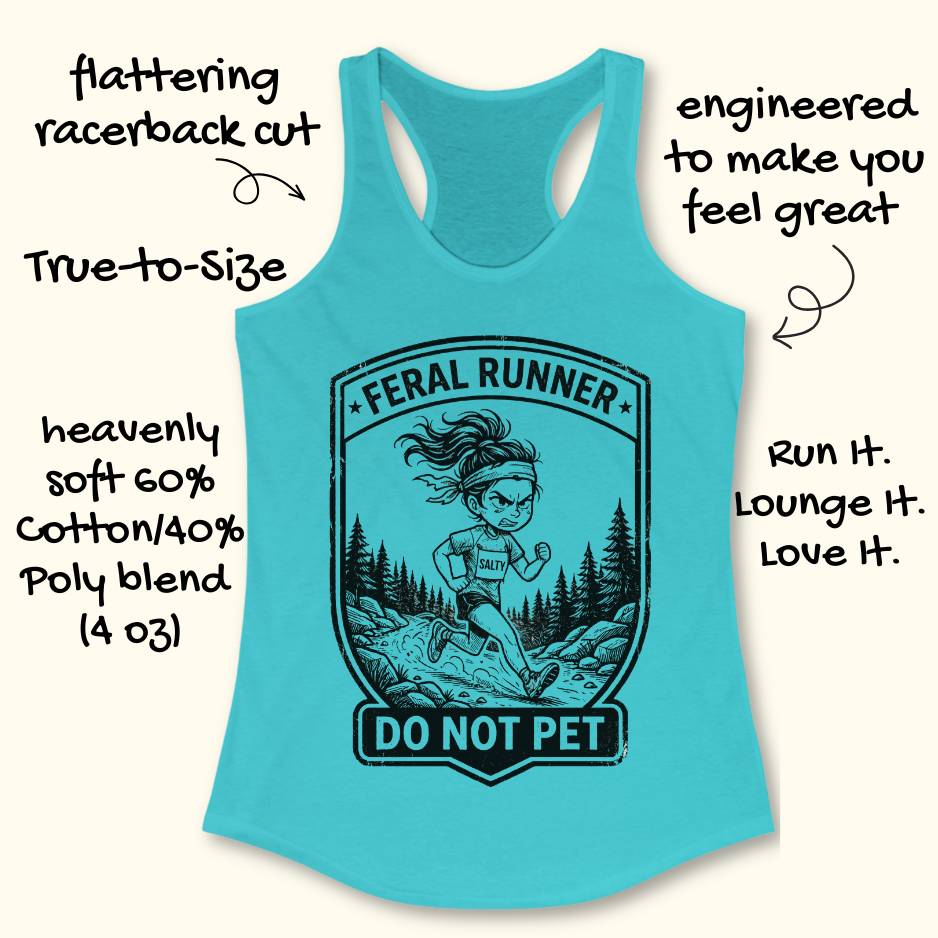 Feral Runner Badge Tank Top