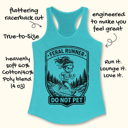 Feral Runner Badge Tank Top
