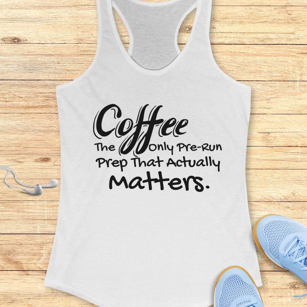 Pre-Run Coffee Tank Top