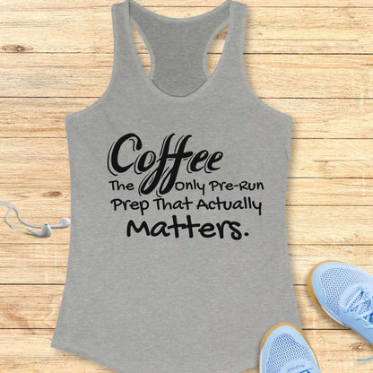 Pre-Run Coffee Tank Top