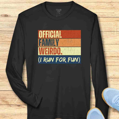 Family Weirdo Moisture-Wicking & Lightweight Performance Running Shirt