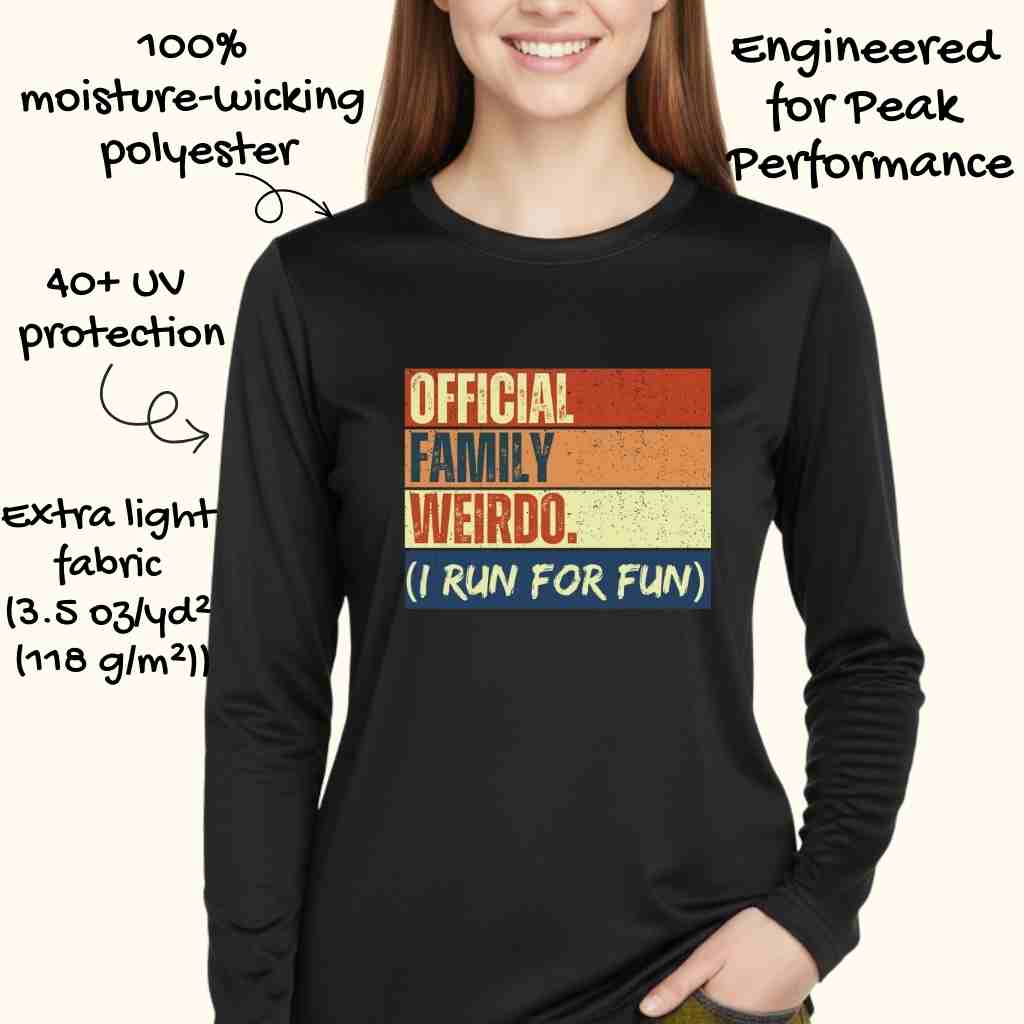 Family Weirdo Moisture-Wicking & Lightweight Performance Running Shirt