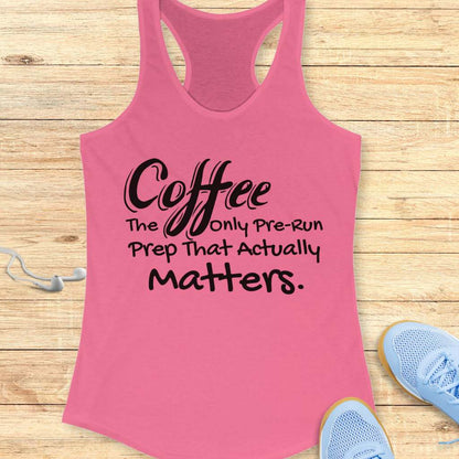 Pre-Run Coffee Tank Top