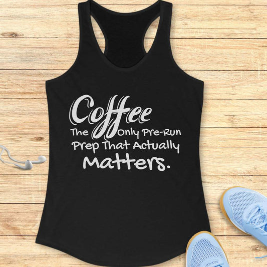 Pre-Run Coffee Tank Top