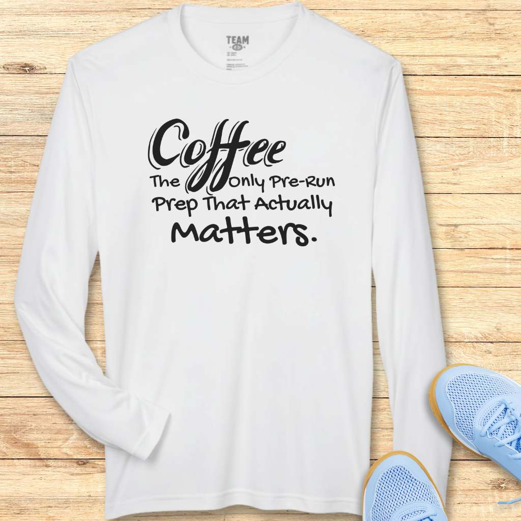 Pre-Run Coffee Moisture-Wicking & Lightweight Performance Running Shirt