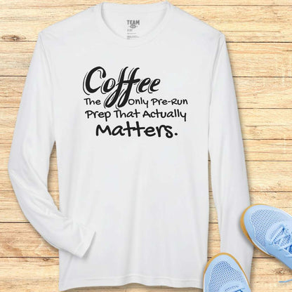 Pre-Run Coffee Moisture-Wicking & Lightweight Performance Running Shirt