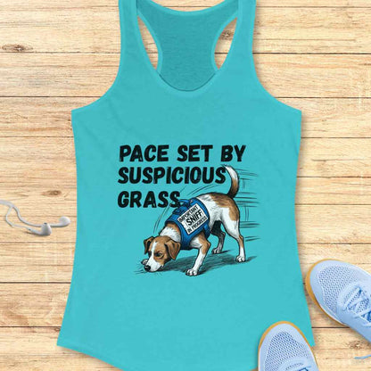 Suspicious Grass Tank Top