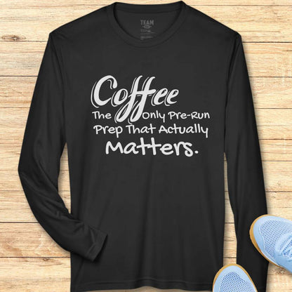 Pre-Run Coffee Moisture-Wicking & Lightweight Performance Running Shirt