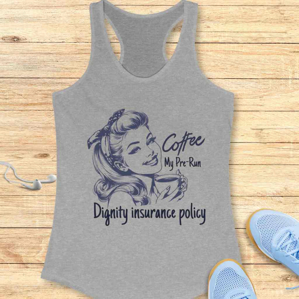 Coffee Insurance Tank Top