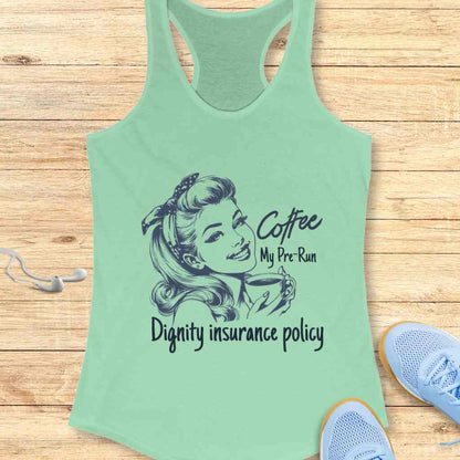 Coffee Insurance Tank Top