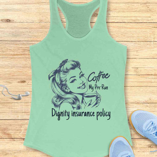 Coffee Insurance Tank Top