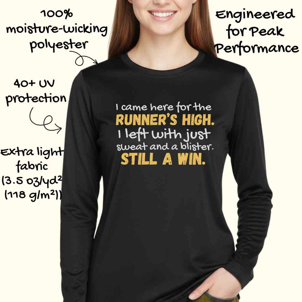 Still A Win Moisture-Wicking & Lightweight Performance Running Shirt