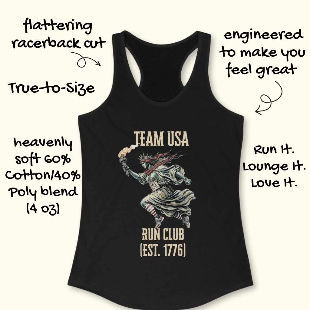 Team USA Run Club Tank Top
